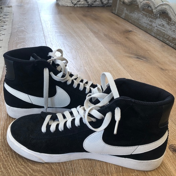 nike blazer high tops black